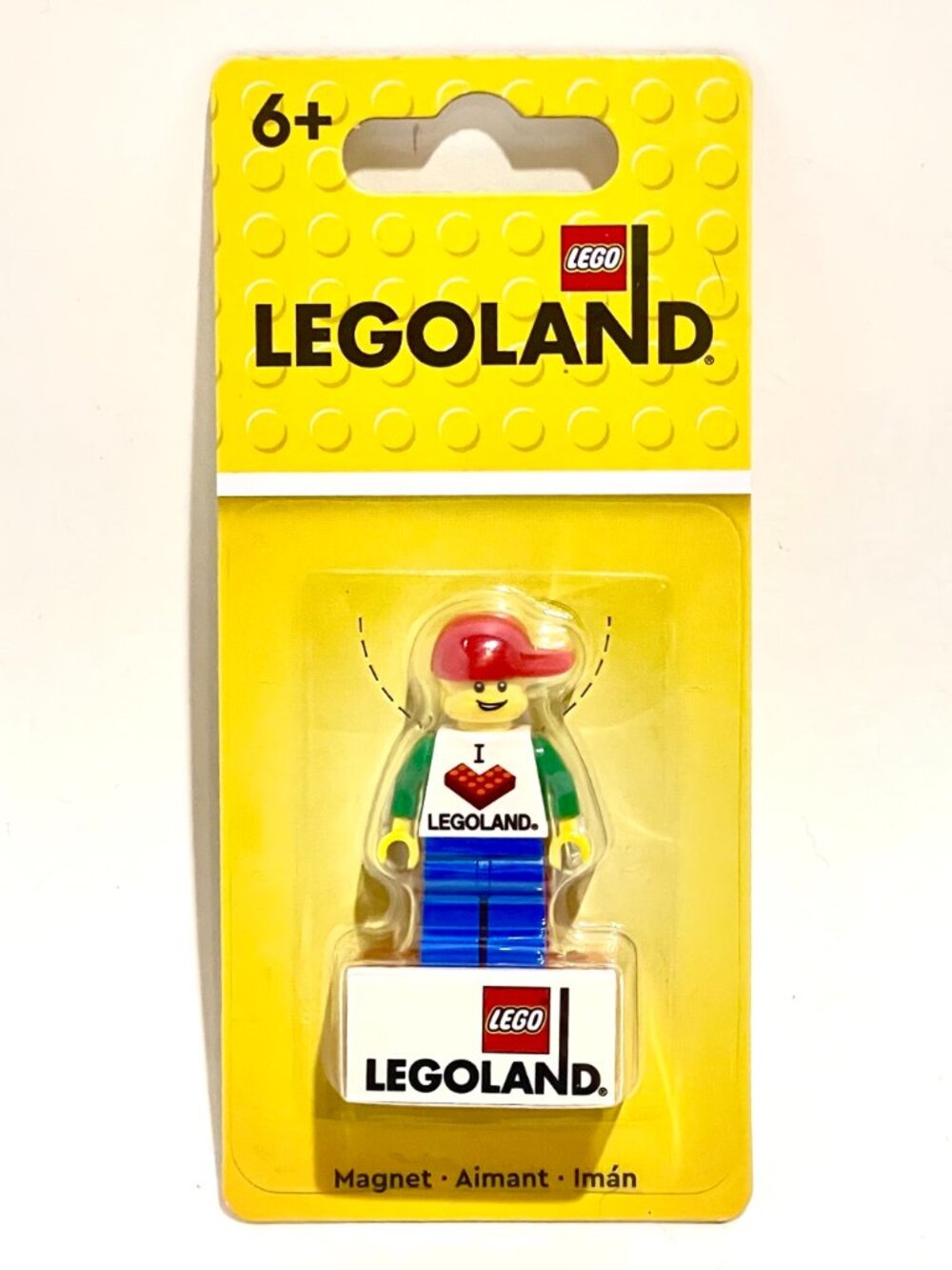 Lego 850457 Minifigure I love Legoland Boy Magnet New Sealed